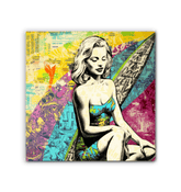 Surfing 1 19 Wrapped Canvas - Beyond T-shirts